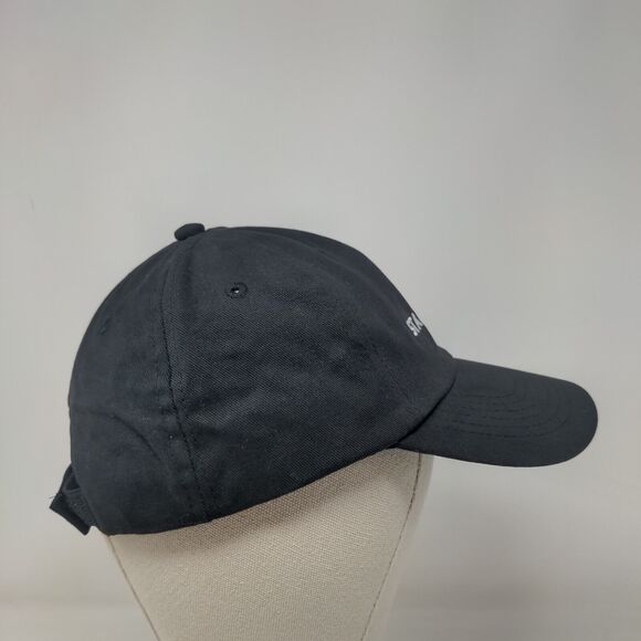 Starbucks Strapback Hat Black One Size Embroidered Employee Uniform - Picture 4 of 7